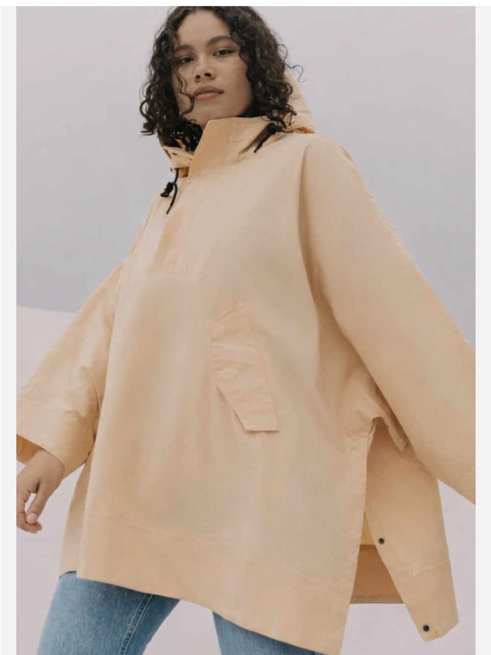 Everlane Renew Poncho Rain Coat size Small - NWT